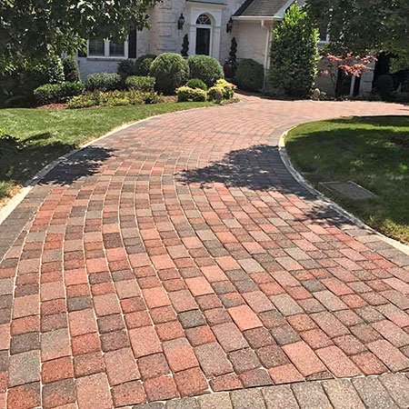 Paver driveway sealing and sanding