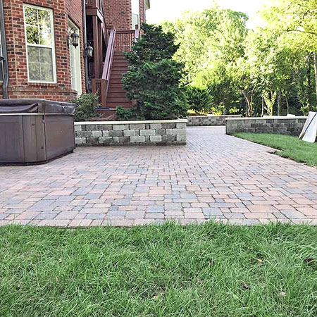 Paver patio sealing and sanding